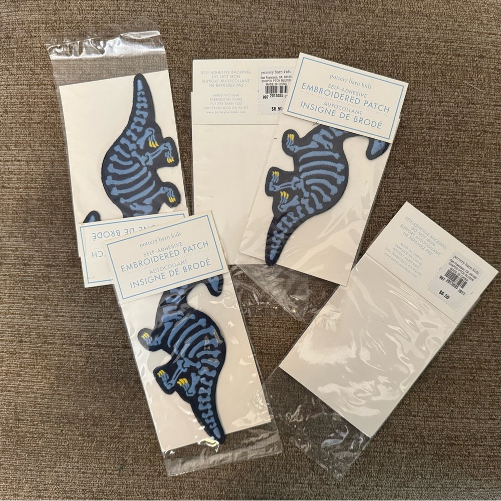 NWT Pottery Barn Kids set of five patches